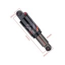 Vzduchový Zadní Tlumič Nárazů MEROCA 165 mm Zdvih 45 mm Oko 24 mm Slitina Černý Pro Horské Kolo Skútr a Skládací Kolo Cyklistické Díly 2