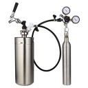 W21.8 paineenalennusventtiili letkulla CO2-pulloille 6