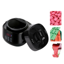 Wachserhitzer 500 ml 163 x 163 x 153 mm Digitaler Paraffinwachserhitzer mit LCD-Display 360° gleichmäßiges Schmelzen von Wachs EU-Stecker Haarentfernung Epilierer schwarz 2
