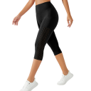Wadenlange Sport-Leggings für Damen mit Taschen, hochelastische Fitness-Leggings für Übungen, Yoga, Laufen, schmale Passform, Activewear 1
