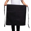 Waist Chef Apron with Ties and Pocket Canvas Workwear for Kitchen Gastronomy Protective Apron 1