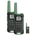 Walkie Talkie cu antenă Afișaj LCD 2 buc. Walkie Talkie cu rază lungă Walkie Talkie profesional 22 canale Walkie Talkie de mare putere cu lanternă LED 17,5 x 5,4 cm 5