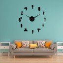 Wall Adhesive Clock G1734 6