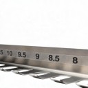 Wall Holder for Endotracheal Cannulas Length 59 cm Thickness 1.2 mm Stainless Steel 304 Silver For Veterinary Clinics For Dogs and Cats 3