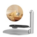 Wall-Mounted Metal Projector Holder 165 x 120 x 135 mm Adjustable Angle 360° Universal 1/4" Screw Aluminium Stand Up to 3 kg 3