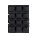 Wandgemonteerde stoffen zakken voor het kweken van planten 12 zakken 15x15 cm Hangende verticale plantenbak Tuinorganizer 72 x 50 cm Textielbloemenwand 3