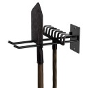 Wandhalterung aus Metall für Werkzeuge 25 cm Einfacher Haken Organizer für Schaufeln, Rechen und Besen für Werkstatt oder Garage 5