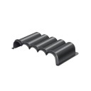 Wandhouder voor cartridges met siliconen en kit 5 posities ABS Zwarte organizer voor kitcartridges voor de werkplaats garage en camper 3