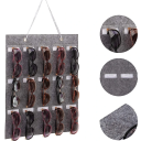Wandklapporganisator für Brillen 50 x 40 cm 15 Taschen Vertikaler Wandhalter für Brillen Aufbewahrungssystem für den Haushalt 1