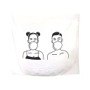 Wandtapijt verliefd stel 4