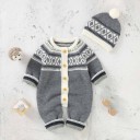 Warme overall voor baby&#39;s met muts T2612 3