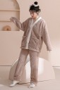 Warme pyjama voor dames P3153 7