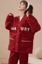 Warme pyjama voor dames P3154 1