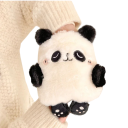 Wärmeflasche 750 ml 25,5 x 17,5 cm Plüsch-Thermofor Panda Kawaii Hand- Fuß- und Bauchwärmer Explosionsgeschützt 4