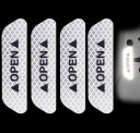 Warning Reflective Stickers 4 pcs 7