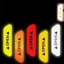 Warning Reflective Stickers 4 pcs 8
