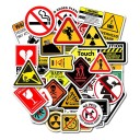 Warning Stickers 50 pcs E111 3
