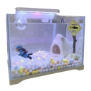 Warnschild für das Aquarium 6,5 x 4,5 x 16 cm Dekoratives gelbes Warnzeichen Harzdekoration Sicheres Zubehör für das Aquarium 2
