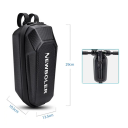 Wasserdichte 5l Vordertasche für Elektroroller EVA+PU 29 x 13,5 x 10,5 cm mit 4 Klettbändern zur einfachen Befestigung 2