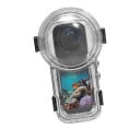 Wasserdichter Schutz für Insta360 X5 mit Schnellverschluss Unterwassergehäuse Transparenter Adapter Antibeschlag-Einsätze und Tasche zum Tauchen 4