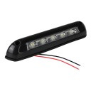 Wasserdichtes LED Licht 12V/24V 8W für Wohnmobile, Wohnwagen, Anhänger, Boote, Markisen, Veranden IP67 weißes Licht 6000K ABS Kunststoff 10 LED 3