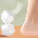 Wasserfeste Pflaster gegen Blasen und Abschürfungen Wellenform Selbstklebender Fersenschutz Transparente und hautfarbene Ausführung Set mit 30 Stück 4