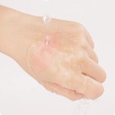 Wasserfeste Pflaster gegen Blasen und Abschürfungen Wellenform Selbstklebender Fersenschutz Transparente und hautfarbene Ausführung Set mit 30 Stück 2