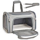Wasserfester faltbarer Transportkorb für Katzen und kleine Hunde Atmungsaktiver verstärkter Träger 50 x 34 x 34 cm 2