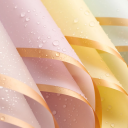 Wasserfestes Blumenpapier 58x58cm 10 Blatt Goldrand Edles Floristenpapier Deko Blumenverpackung 3