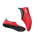 Wasserschuhe Gummisohle Rutschfest Luftdurchlässiges Netzgewebe Leinwand Unisex Einfarbig mit Aufdruck Strand Aquashoes 3