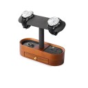Watch Stand for 2 Watches with Jewellery Organiser and Drawer 20 × 8 × 17 cm Wooden Stand with Faux Leather Cushion 3