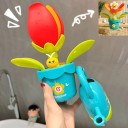 Water Flower for Bathing 20 x 19 x 12 cm Interactive Flower in Pot with Watering Can and Rotating Elements Colourful Fun Toy for Children in the Bath 2