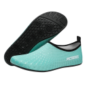 Water Shoes Rubber Sole Non-Slip Air Mesh Canvas Unisex Plain with Print Beach Aquashoes 1