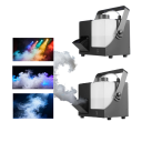 Waterbasis rookmachine 500 W Afstandsbediening en DMX Tank 1,5 l en LED-verlichting Zwart Voor feesten bruiloften en DJ shows podiumeffect 3
