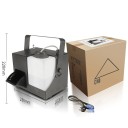 Waterbasis rookmachine 500 W Afstandsbediening en DMX Tank 1,5 l en LED-verlichting Zwart Voor feesten bruiloften en DJ shows podiumeffect 4