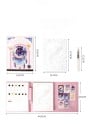 Watercolour Painting Set with Space Theme 18.6 × 14.2 cm Water Brush 12 Colours Painting Papers for Home and Travel 2