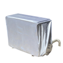 Waterdichte beschermhoes voor airconditioning 105 x 40 x 75 cm Bescherming tegen stof zon vocht en vuil 1