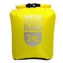 Waterdichte droge rugzak van 24 liter van polyester voor zwemmen, raften, kajakken, trekking, zeilen en kanoën. Lichtgewicht sportrugzak. 4