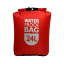 Waterdichte droge rugzak van 24 liter van polyester voor zwemmen, raften, kajakken, trekking, zeilen en kanoën. Lichtgewicht sportrugzak. 1