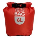 Waterdichte droge rugzak van 6 liter, polyester tas voor zwemmen, raften, kajakken, rivieren, trekking, zeilen en kanoën, lichtgewicht waterdichte tas 1