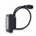 Waterdichte LCD-display voor elektrische fiets en scooter 6pin connector USB UART aansluiting Snelheid en batterijstatus Zwart met groene knoppen 3