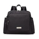 Waterdichte luiertas 34 x 32 x 12 cm Polyester rugzak voor moeders Reisluiertas voor pasgeborenen met zakken 5