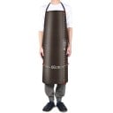 Waterdichte schort voor de werkplaats maat M 100 x 66 cm van PVC met bescherming tot de knieën dikte 0,6-0,8 mm voor koken schoonmaken en werkplaatswerkzaamheden 4