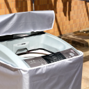Waterdichte stofdichte drogerhoes 58 x 60 x 90 cm Beschermhoes voor apparaten Huishoudelijke hoes met UV-bescherming Duurzaam materiaal Gemakkelijk 4