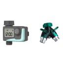 Watering Timer for Garden Tap with LCD Display Automatic Garden Watering Watering Duration 1 min to 3 h 59 min Battery Operated 2