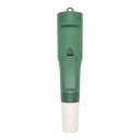 Waterkwaliteit tester 10-in-1 pH meter, EC, TDS, ORP, H2, zoutgehalte, resistiviteit, temperatuur, LCD achtergrondverlichting, wit-groen, voor aquaria en zwembaden 3