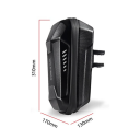 Waterproof 4L Front Bag for Electric Scooter 31 x 17 x 13 cm Quick-Release Hard Case EVA+PU for Tools and Accessories 2