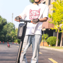 Waterproof 4L Front Bag for Electric Scooter EVA 27 x 14 x 12 cm Quick Release Rigid Handlebar Bag with Reflective Elements 4