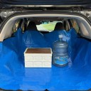 Waterproof Car Boot Cover, Size L 200 x 180 cm, Reversible Blue-Red Boot Protection for SUVs 3