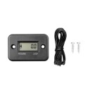 Waterproof Digital Hour Meter LCD Inductive Time Meter for Motorbike Quad Mower Chainsaw Snowmobile Petrol Engines 6